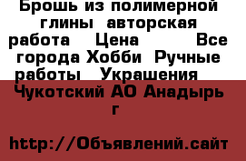 Брошь из полимерной глины, авторская работа. › Цена ­ 900 - Все города Хобби. Ручные работы » Украшения   . Чукотский АО,Анадырь г.